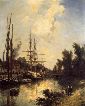 約翰 巴托特 瓊坎 Boats Dockside 約翰 巴托特 瓊坎 Boats Dockside